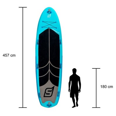 SUP-lauta 4,57m iSport SeaSquad